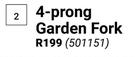Builders 4 Prong Garden Fork