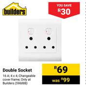 Builders Double Socket