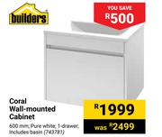Builders Coral Wall Mounted Cabinet