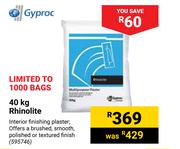 Gyproc 40Kg Rhinolite