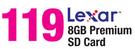 Lexar 8GB Premium SD Card