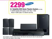 Samsung 5.1 Satellite DVD Home Theatre System HT-F450