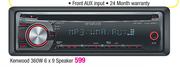 Kenwood 360W 6 x 9 Speaker