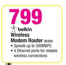 Belkin Wireless Modem Router(N300)