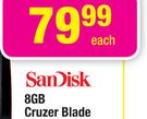 Sandisk 8GB Cruzer Blade