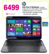 HP Intel Core i3 Notebook(15 D018SIA)