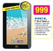 HCL 7" Wi-Fi Tablet(U3)