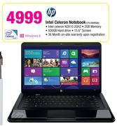 HP Intel Celeron Notebook(15-D000SIA)