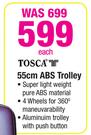 Tosca 55cm ABS Trolley-Each
