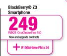 Blackberry Z3 Smartphone-On uChoose Flexi 150