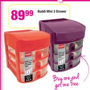 Buddi Mini 3 Drawer