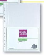  Simple Choice PVC Pocket-100's Per Pack