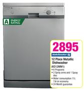 Kelvinator 12 Place Metallic Dishwasher KD12MM1