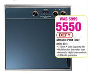 Defy Metallic Petit Chef DBO 431