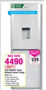 Defy 323L Metallic Silver Bottom Freezer Fridge DAC 517