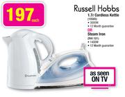 Russell Hobbs 1.7Ltr Cordless Kettle Or Steam Iron-Each