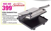 Sunbeam 4 Slice Sandwich Press(SSP400)