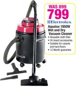 Electrolux Aqualux 1850W Wet and Dry Vacuum Cleaner