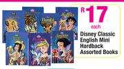 Disney Classic English Mini Hardback Assorted Books-Each