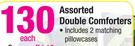 Assorted Double Comforters Each