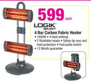 Logik 4 Bar Carbon Fabric Heater