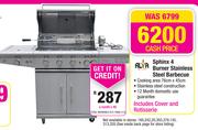 Alva Sphinx 4 Burner Stainless Steel Barbecue