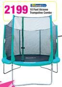 Bounceking 10 Foot Airzone Trampoline Combo