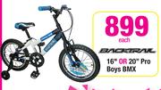 Backtrail 16" Or 20" Pro Boys BMX Each