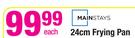 Mainstays 24cm Frying Pan-Each