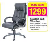 Texas High Back Office Chair-Each