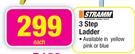 Stramm 3 Step Ladder-Each