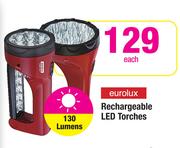 Eurolux Rechargeable LED Torches-Each