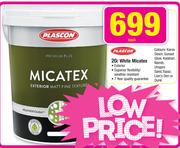 Plascon 20L White Micatex-Each