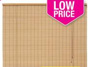 Decorland Ready-Made PVC Roll-Up Blinds(Natural)-1600x1600mm