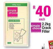 Simple Choice 2.2Kg Crack Filler-Each