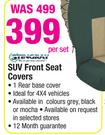 Stingray Suv Front Seat Covers