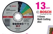 Bosch 115mm Multi Cutting Disc-Each