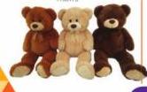 Plush Cuddle Bear 80Cm Assorted-Each