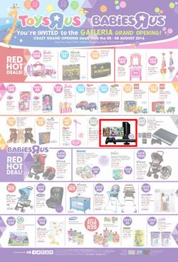 Toys R Us (05 Aug - 08 Aug 2016), page 1
