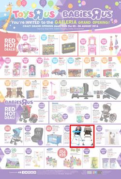 Toys R Us (05 Aug - 08 Aug 2016), page 1