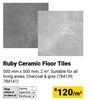 Ruby Ceramic Floor Tiles-500mm x 500mm Per Sqm