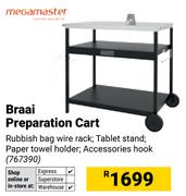 Megamaster Braai Preparation Cart
