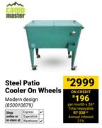 Campmaster Steel Patio Cooler On Wheels