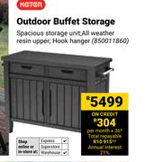 Keter Outdoor Buffet Storage