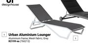 Design House Urban Aluminium Lounger-Each