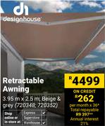 Design House Retractable Awning