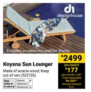Design House Knysna Sun Lounger