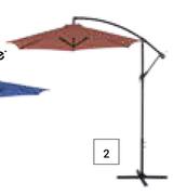 Design House Earth Cantilever Umbrella-Each