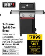Weber 3 Burner Spirit Gas Braai