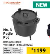 Megamaster No.3 Potjie Pot